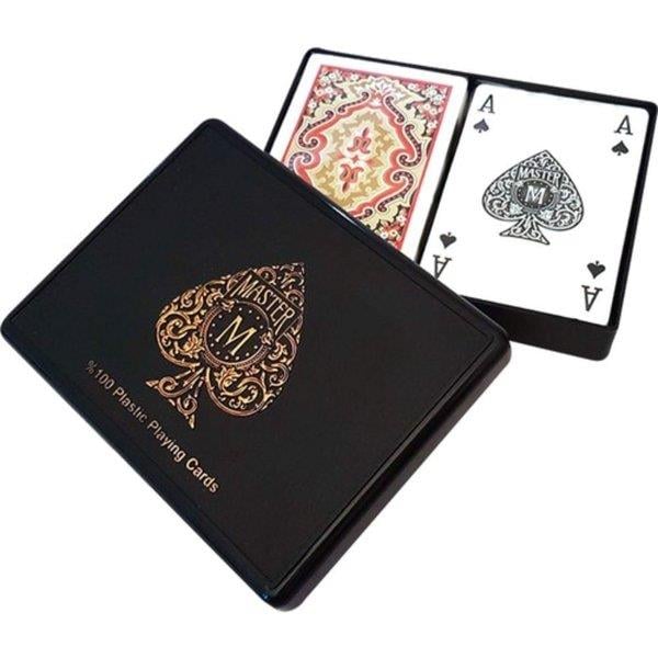 Ks Master Plastik 2'li Oyun Kağıdı (Mika Kutu) T56