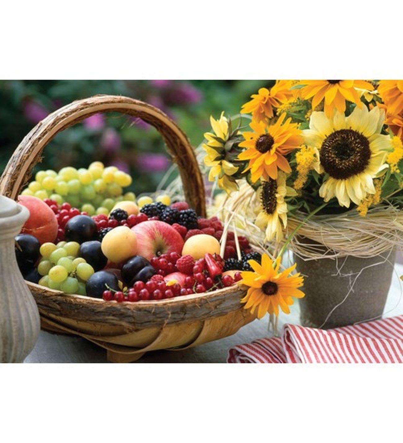 Ks Puzzle 1000 Fruıt And Sunflower