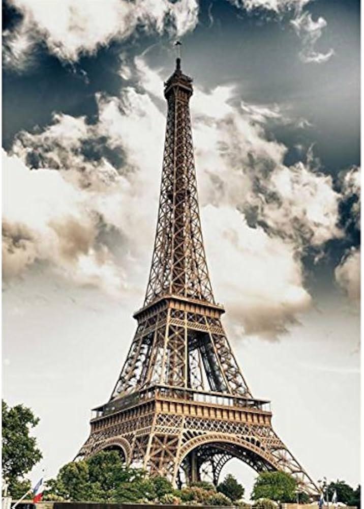 Ks Puzzle 1000 Parca Eiffel Tower Paris