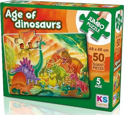 Ks Puzzle Age Of Dinosaurs Jumbo Puzzl31012
