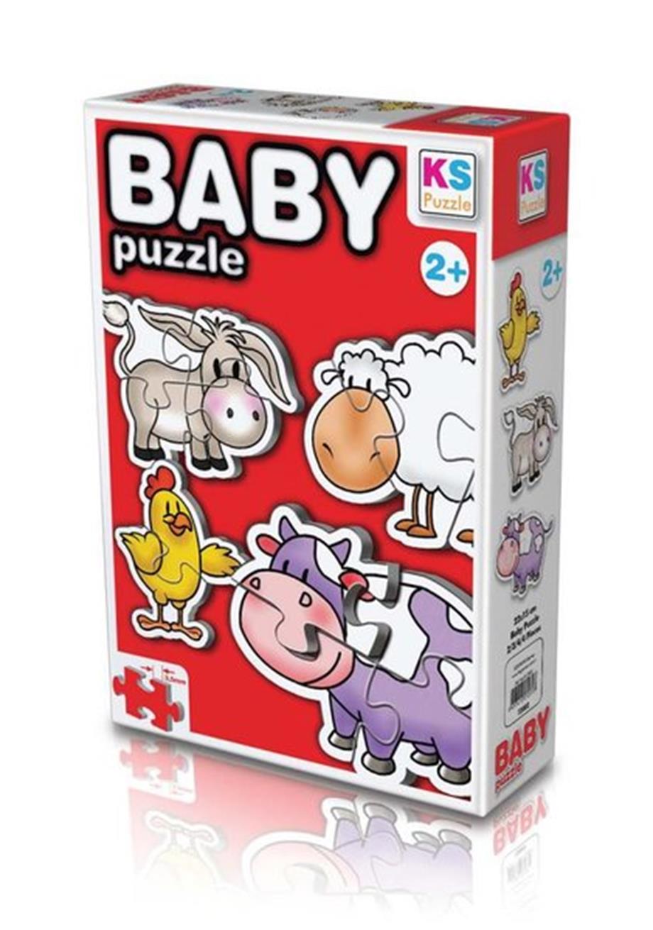 Ks Puzzle Baby Farm 2-3-4-4 Lu 12002