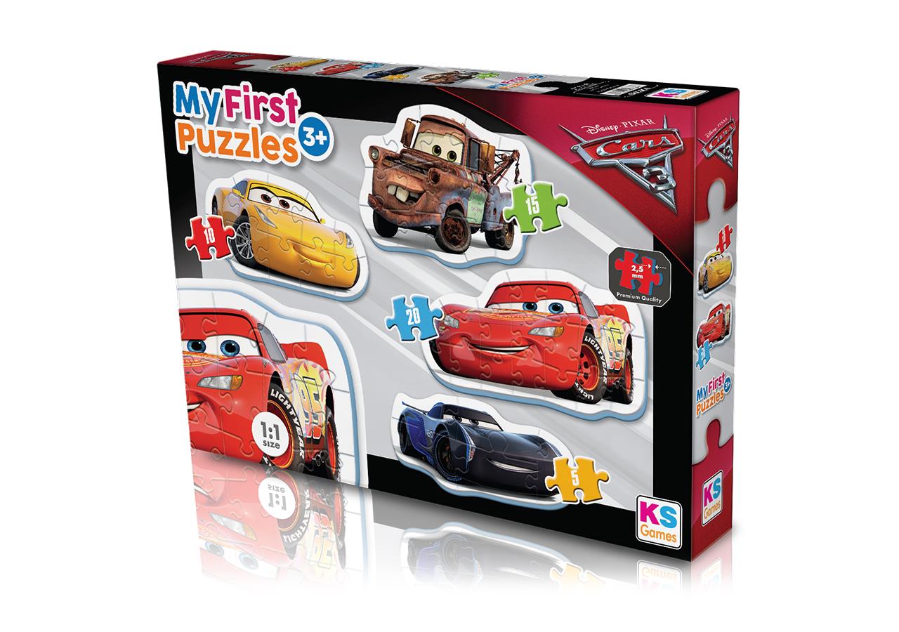 Ks Puzzle Cars My First 4 in 1