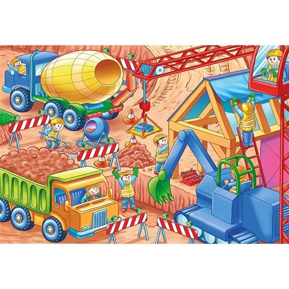 Ks Puzzle Under Construction Jumbo Puzzle  12 parç