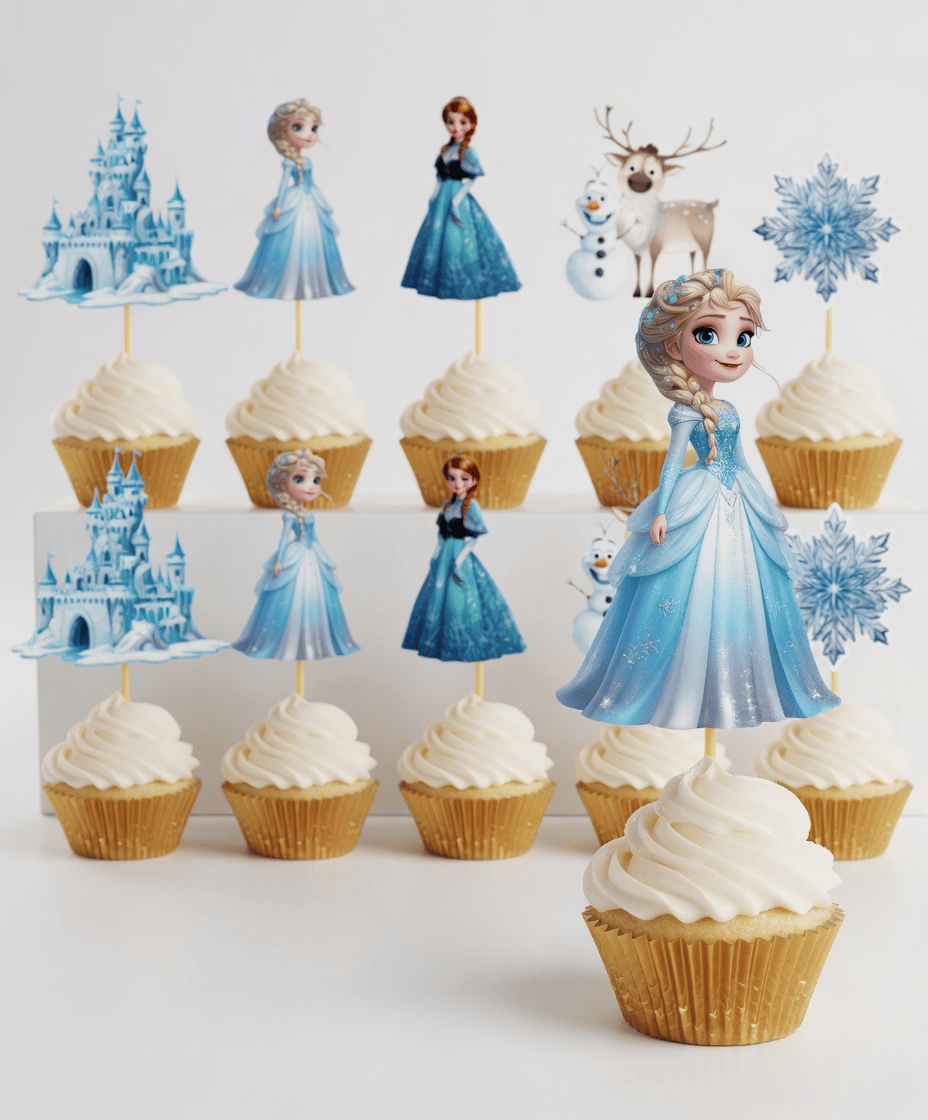 Kürdan Kar Prensesi 10 Parça Frozen