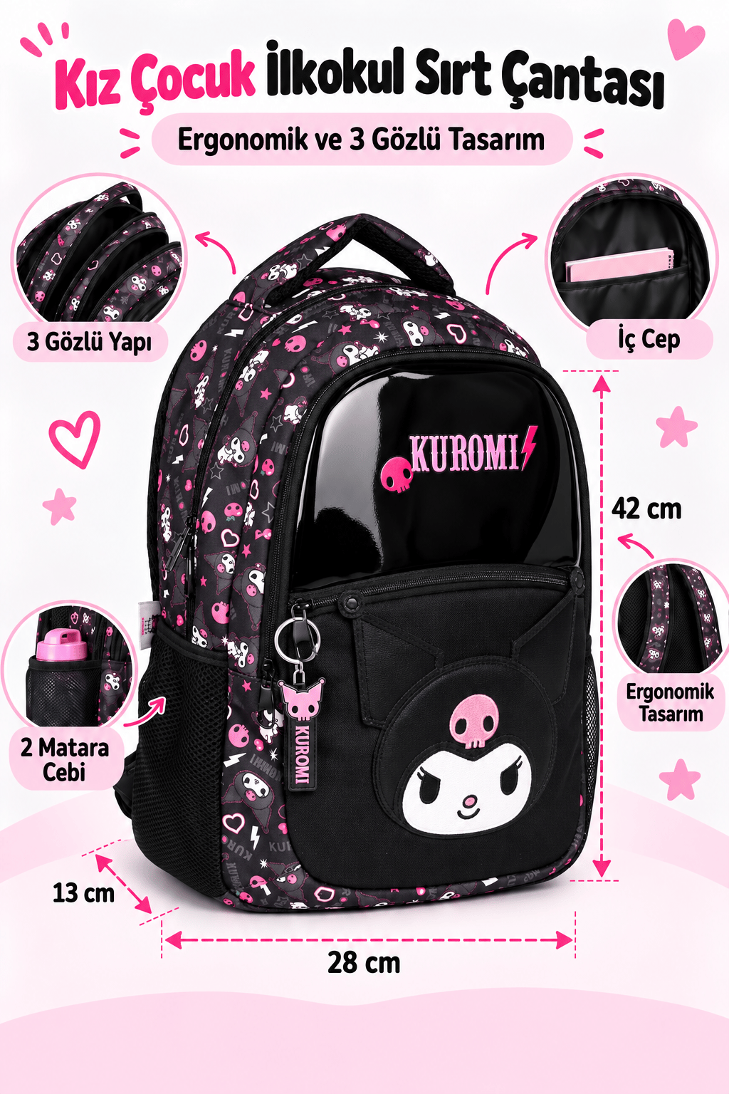 KUROMİ Okul çantası 2730-9