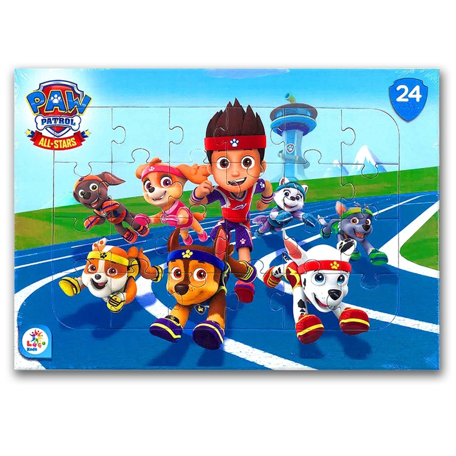 Laço Kids Paw Patrol Taslamalı 24 Parça Frame Puzz