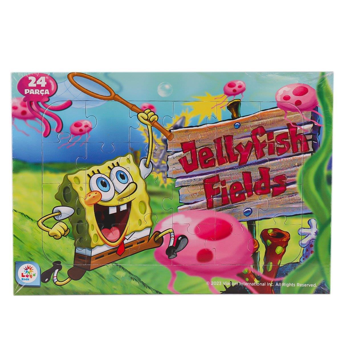 Laço Kids Spongebob Taslamalı 24 Parça Frame Puzzl
