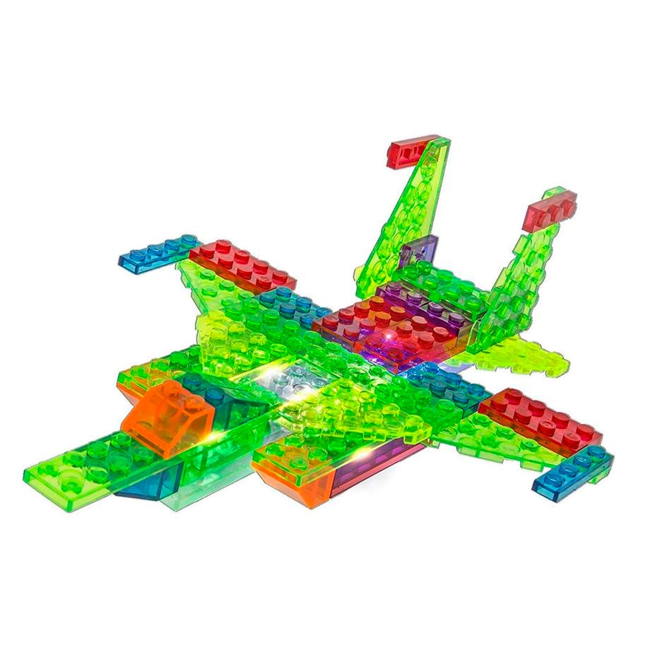 Laser Pegs Işıklı Zippy Do Mustang 6in1 Uçak Power Block