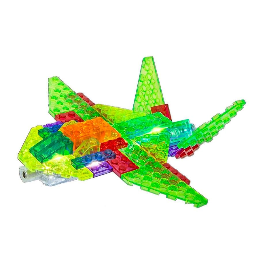 Laser Pegs Işıklı Zippy Do Mustang 6in1 Uçak Power Block