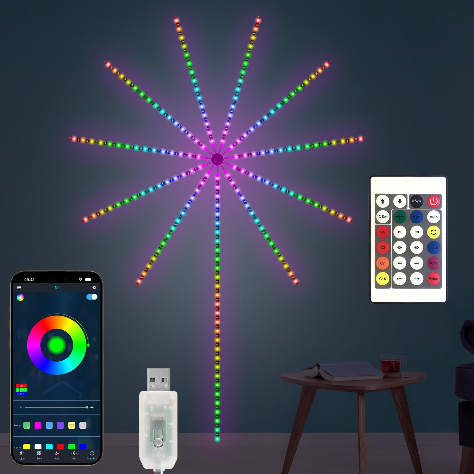 Led Işık palmiye dağılan dekoratif led Krton kutuda