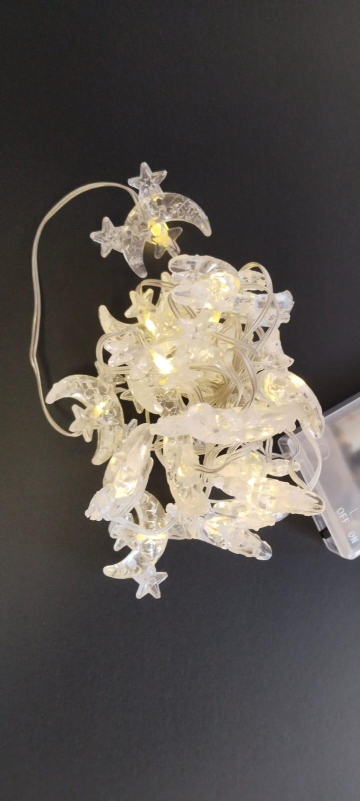 Led ışık Ramazan Temalı Pilli Sarkıt  Gün Iş.20li