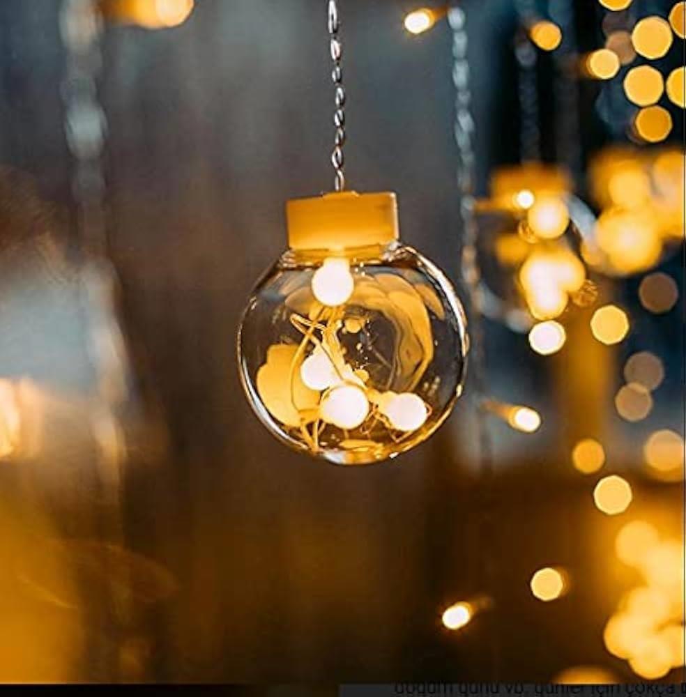 Led ışık saçak 2,5 m 138 led top gün ışığı 8 top