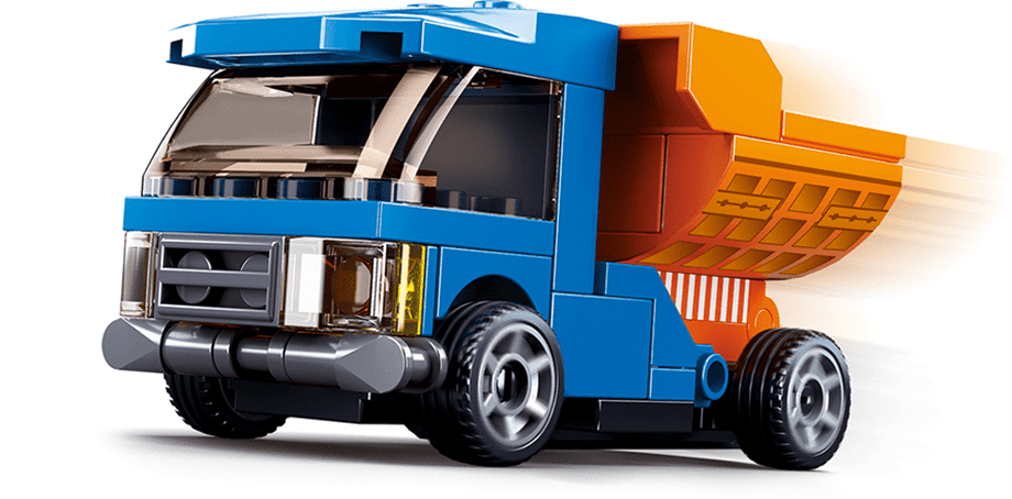 Lego 044 Parça Sluban Power Bricks Kamyon         
