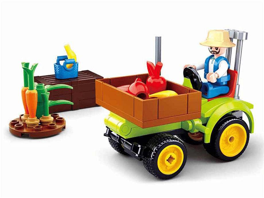 Lego 080 Parça Sluban Town Traktör               