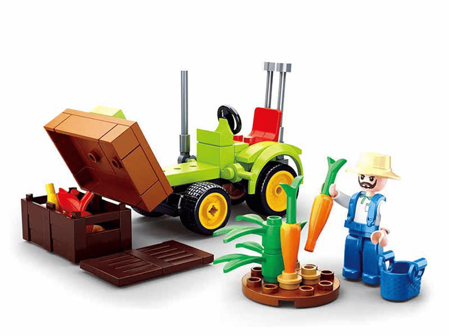Lego 080 Parça Sluban Town Traktör               