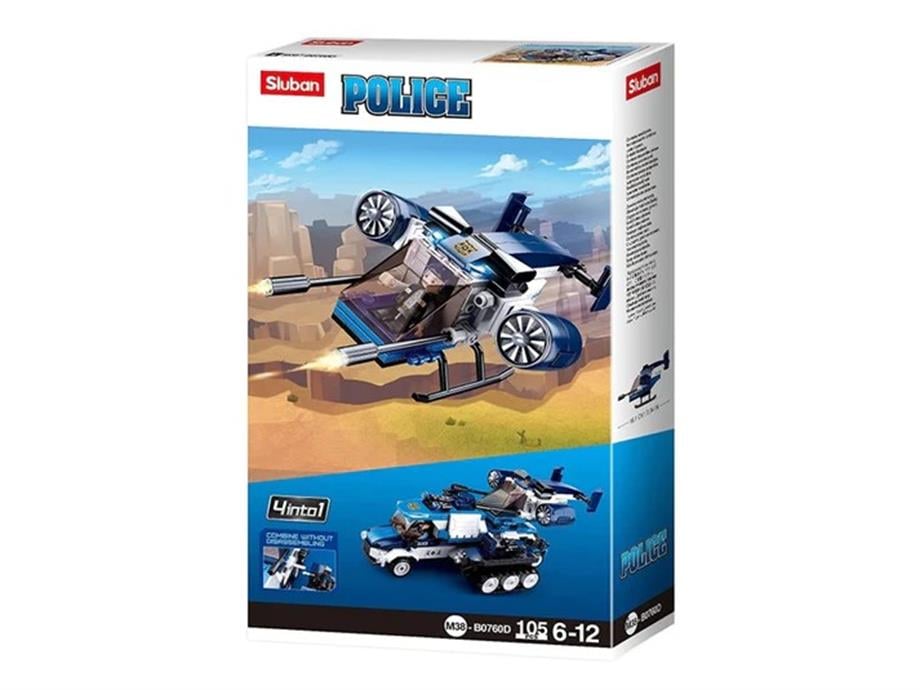 Lego 105 Parça Sluban Polis Serisi 4              