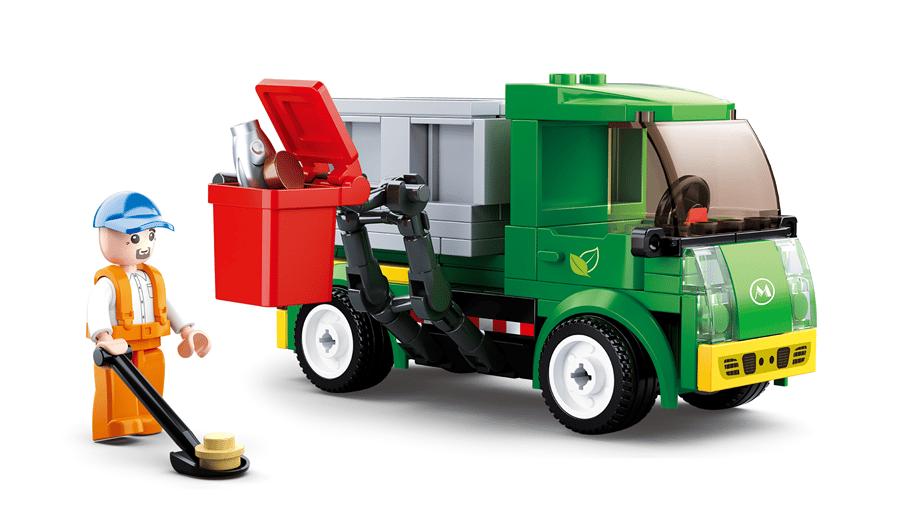 Lego 118 Parça Sluban Town Çöp Kamyonu            
