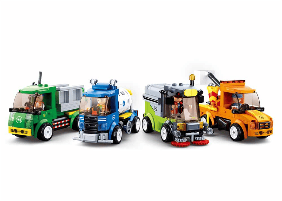 Lego 118 Parça Sluban Town Çöp Kamyonu            