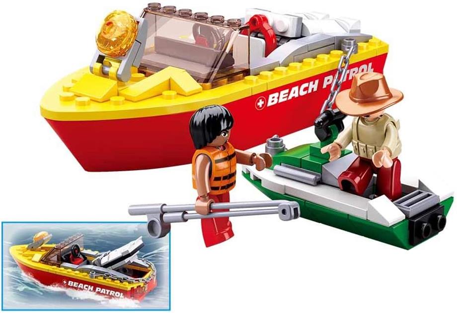 Lego 129 Parça Sluban Can Kurtarma Botu           