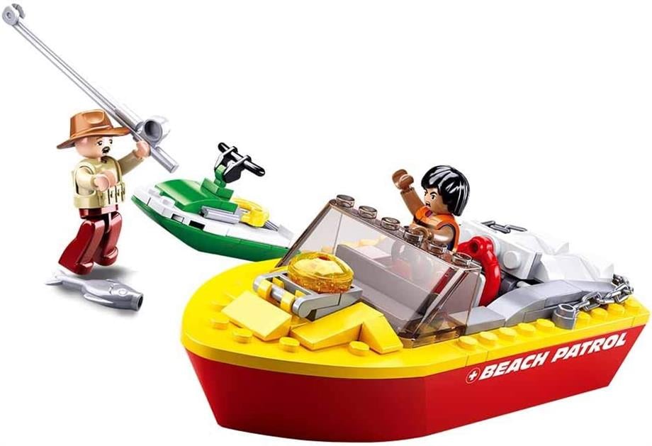 Lego 129 Parça Sluban Can Kurtarma Botu           