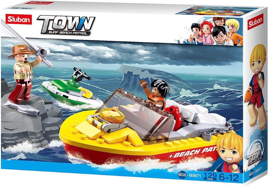 Lego 129 Parça Sluban Can Kurtarma Botu           