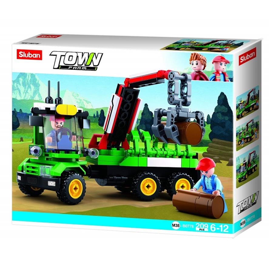 Lego 209 Parça Sluban Town Büyük Römork           