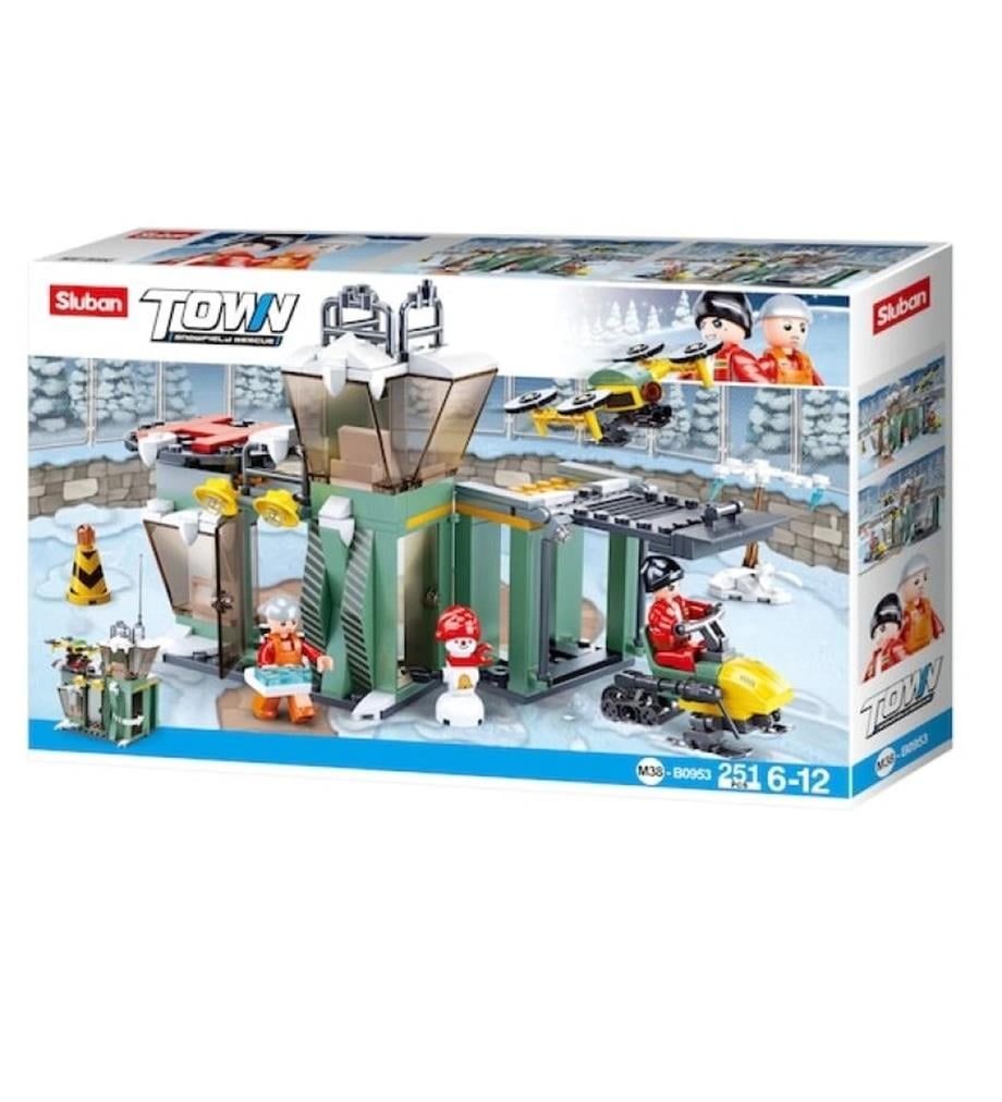 Lego 251 Parça Sluban Town Kurtarma Timi  