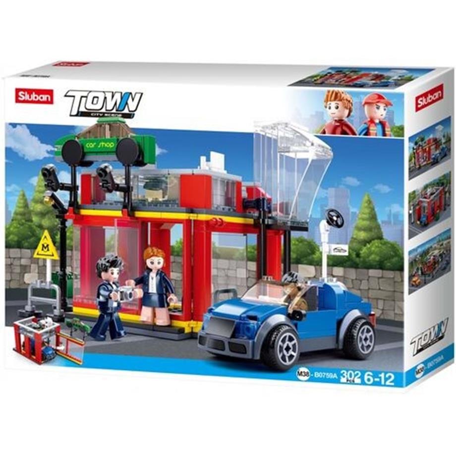 Lego 302 Parça Sluban Town Tamirci