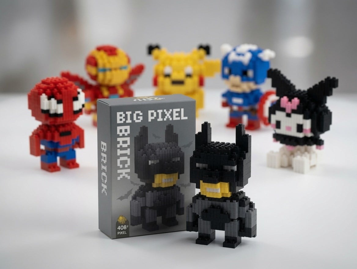 Lego Bricks 3d Büyük boy BATMAN-YARASA A. BPB-016