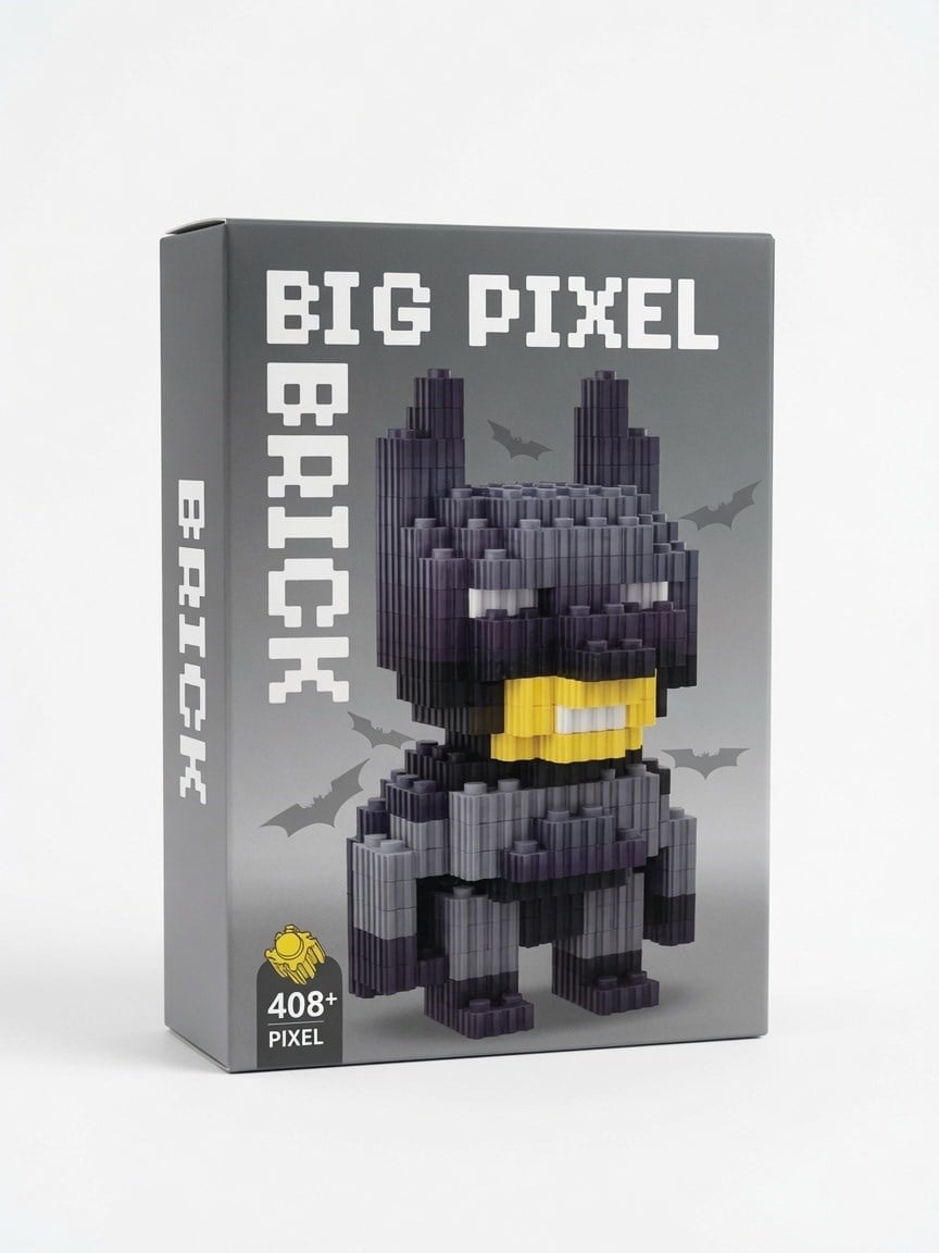 Lego Bricks 3d Büyük boy BATMAN-YARASA A. BPB-016