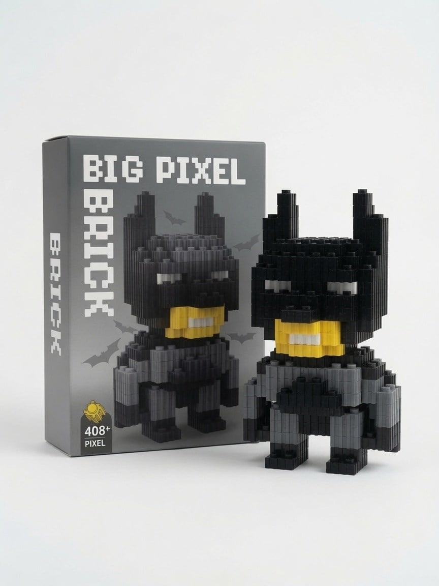 Lego Bricks 3d Büyük boy BATMAN-YARASA A. BPB-016