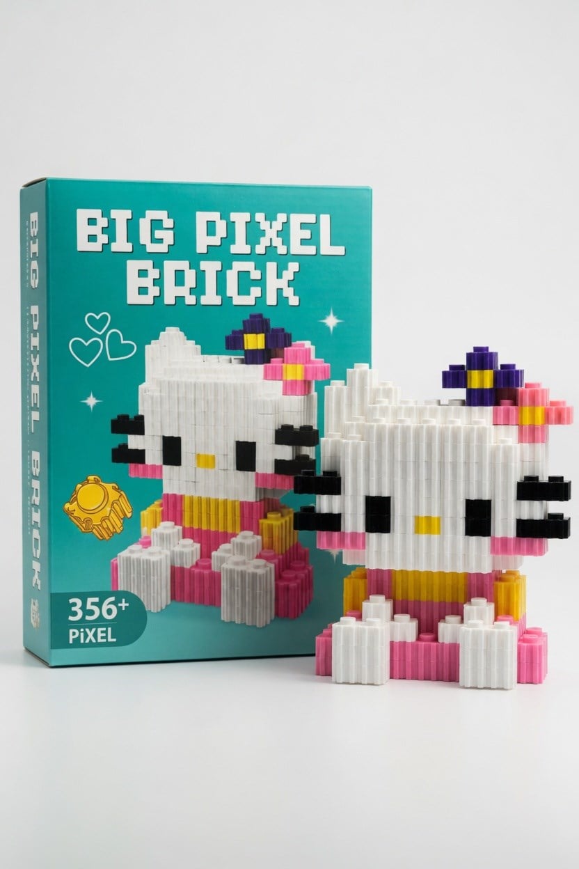 Lego Bricks 3d Büyük boy HELLO KİTTY BPB-014
