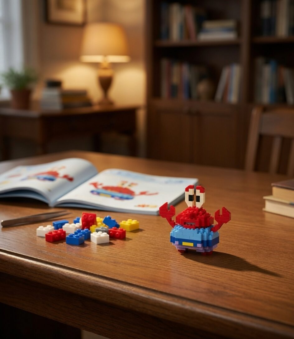 Lego Bricks 3d lego crab yengeç