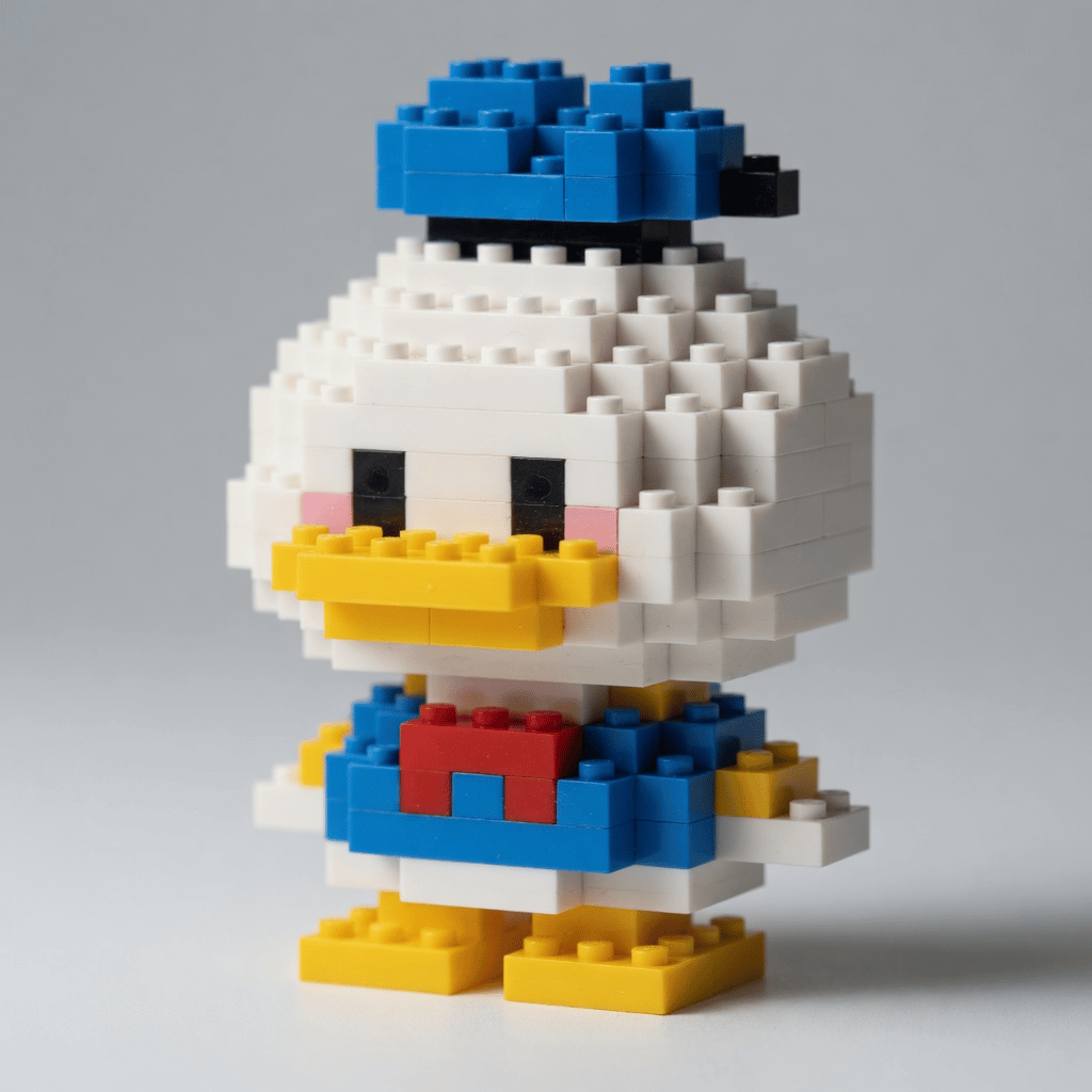 Lego Bricks 3d lego donald duck ördek
