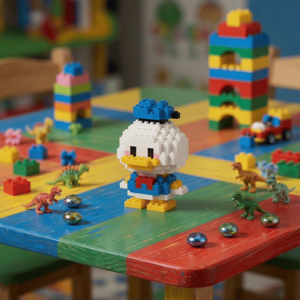 Lego Bricks 3d lego donald duck ördek