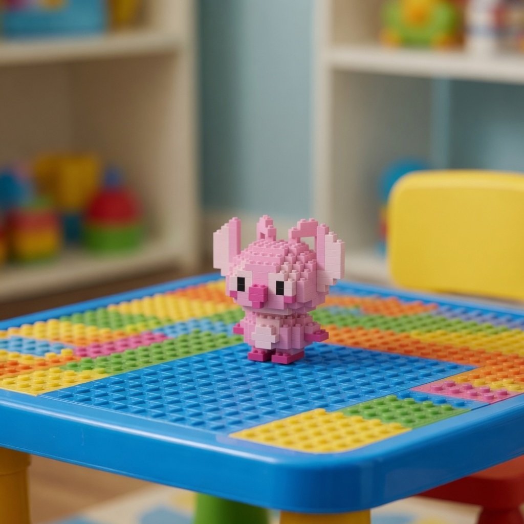 Lego Bricks 3d lego  stitch angel
