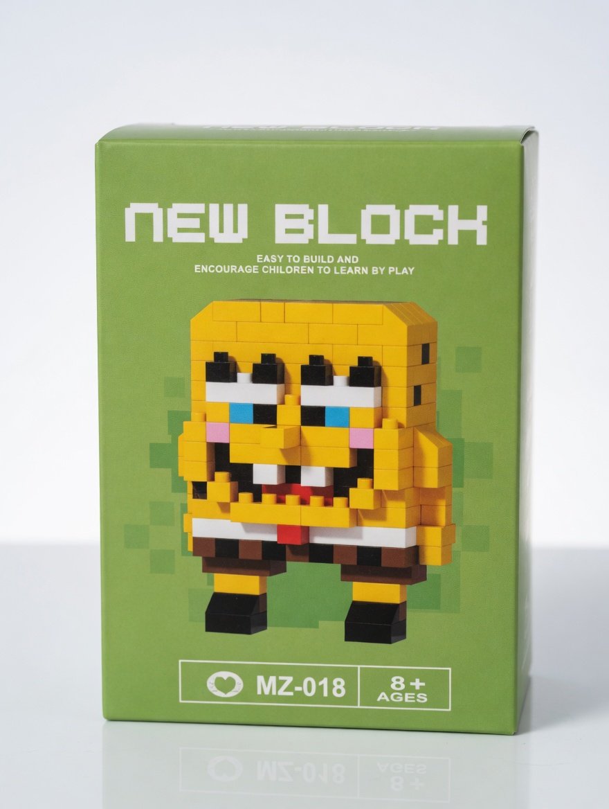 Lego Bricks 3d lego sünger bob