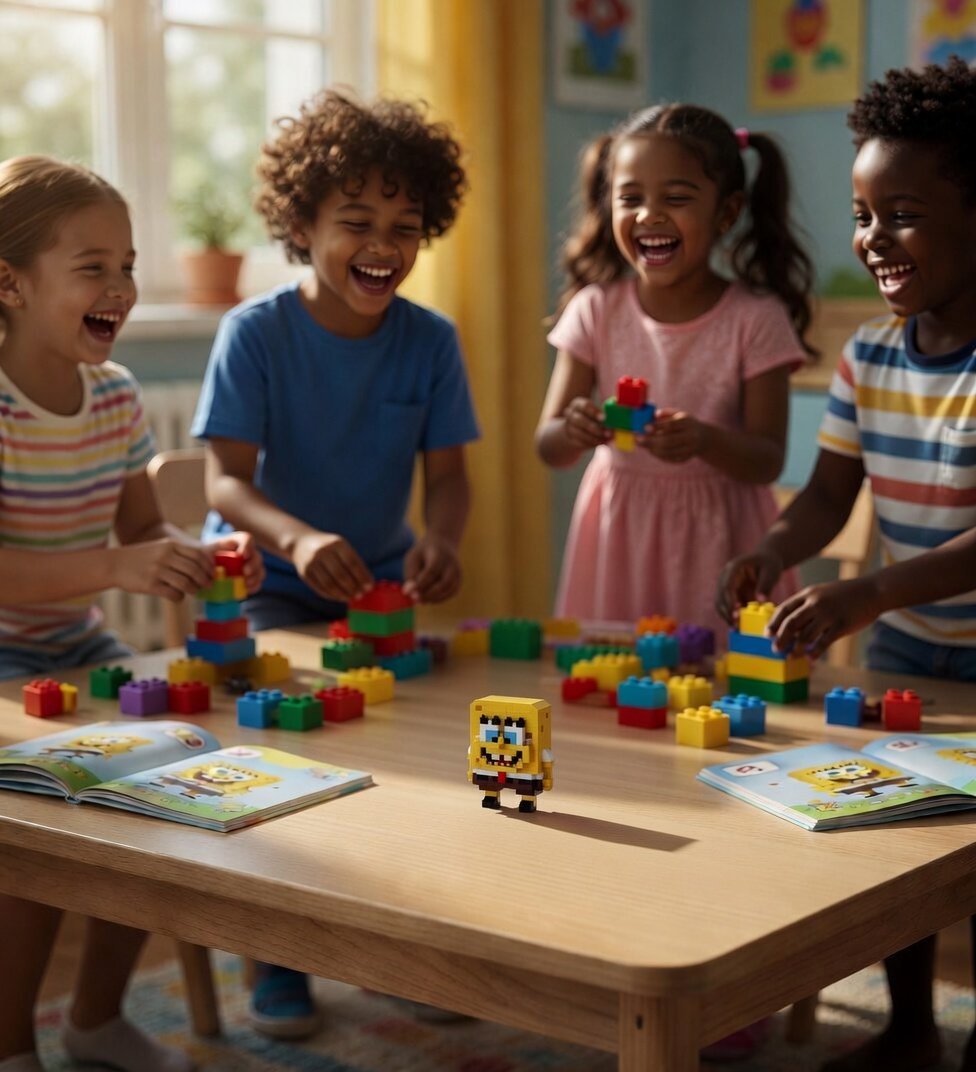 Lego Bricks 3d lego sünger bob