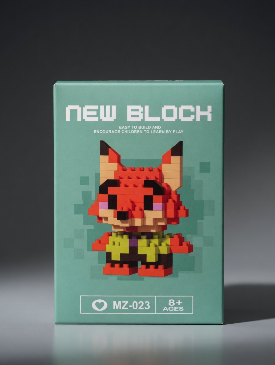 Lego Bricks 3d lego tilki