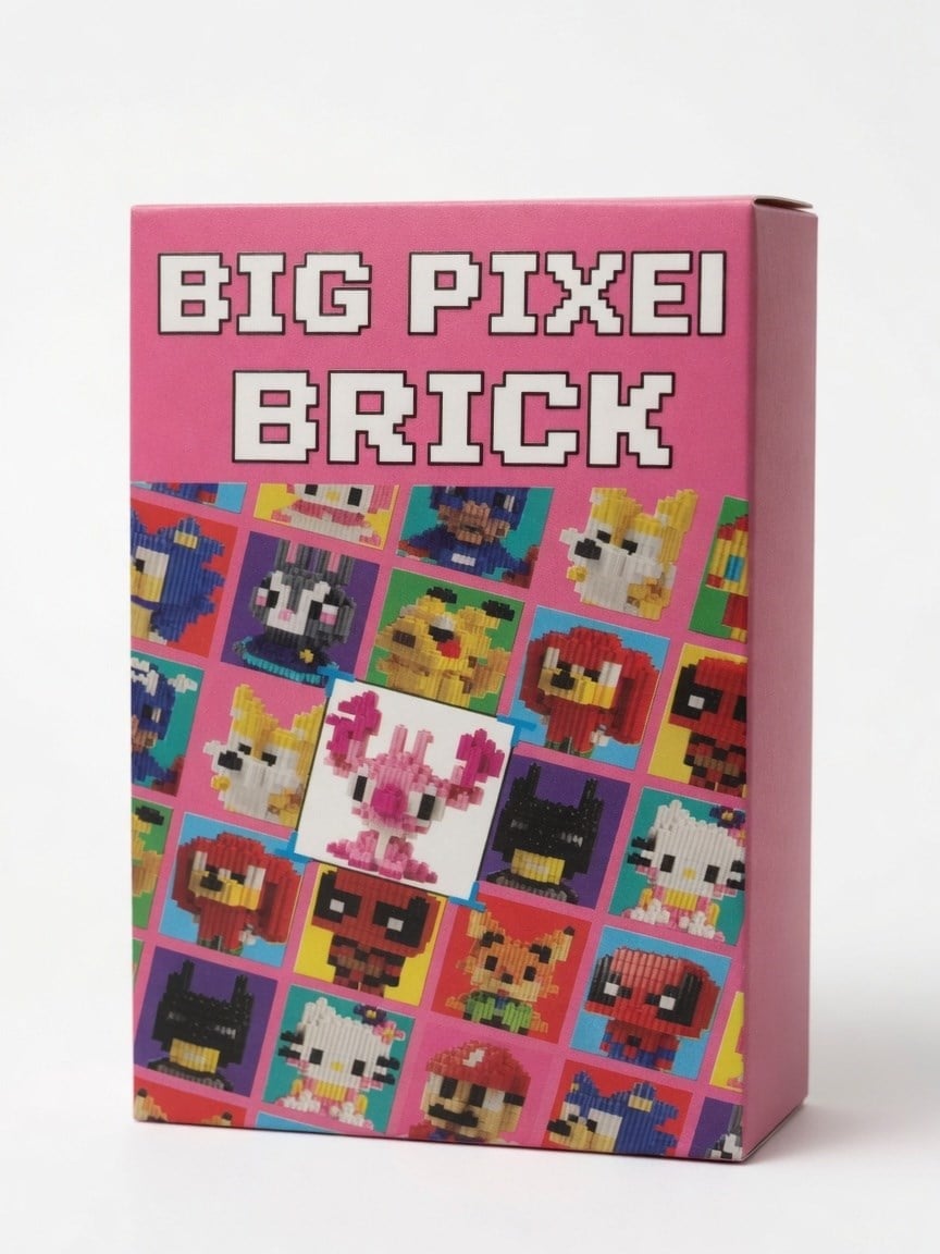 Lego Bricks Big Pixel 3D Angel Yapım Seti Büyük Boy Blok Oyuncak Koleksiyon Dekor Model