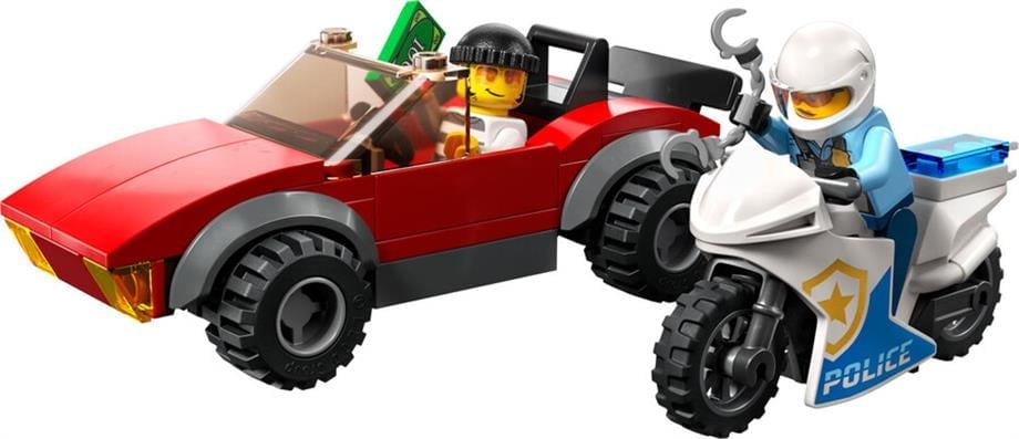Lego City Polis Motorsikleti Araba Takibi 60392