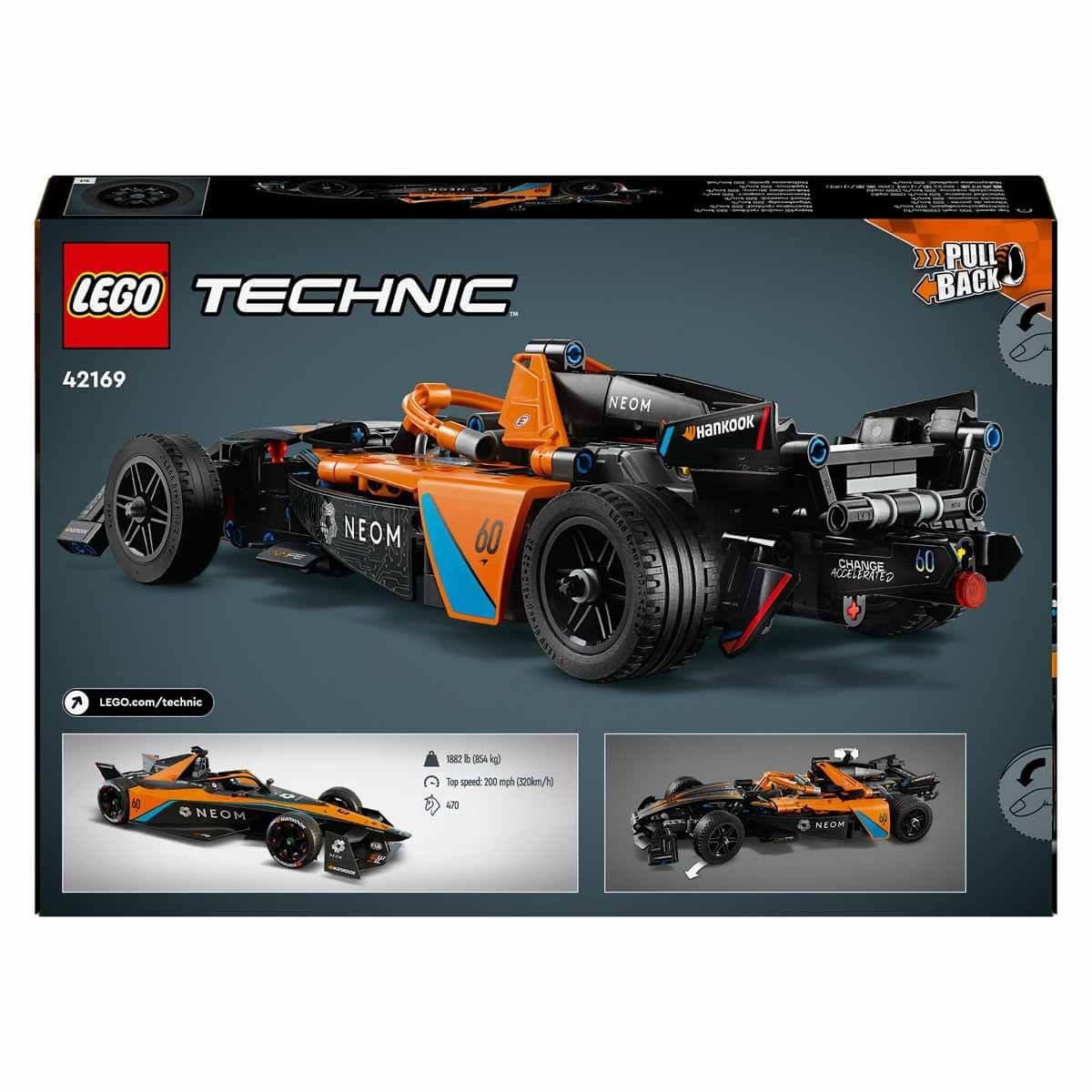 LEGO Technic NEOM McLaren Formula E Yarış Arabası 42169