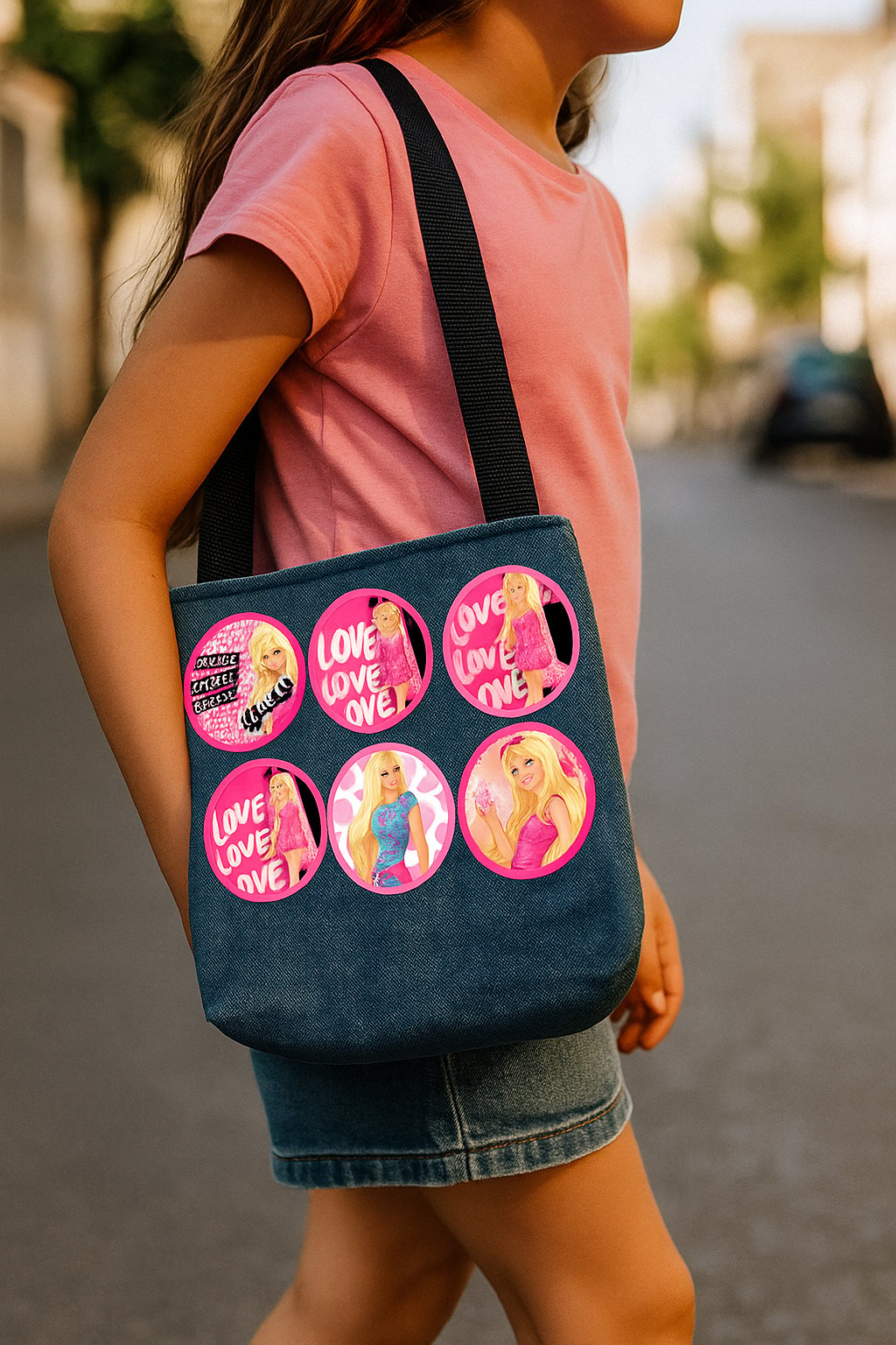 Lisanslı Yaka çanta metal rozeti Barbie Temalı 6lı paket Pinyata İçi Doğum Günü Hediyesi