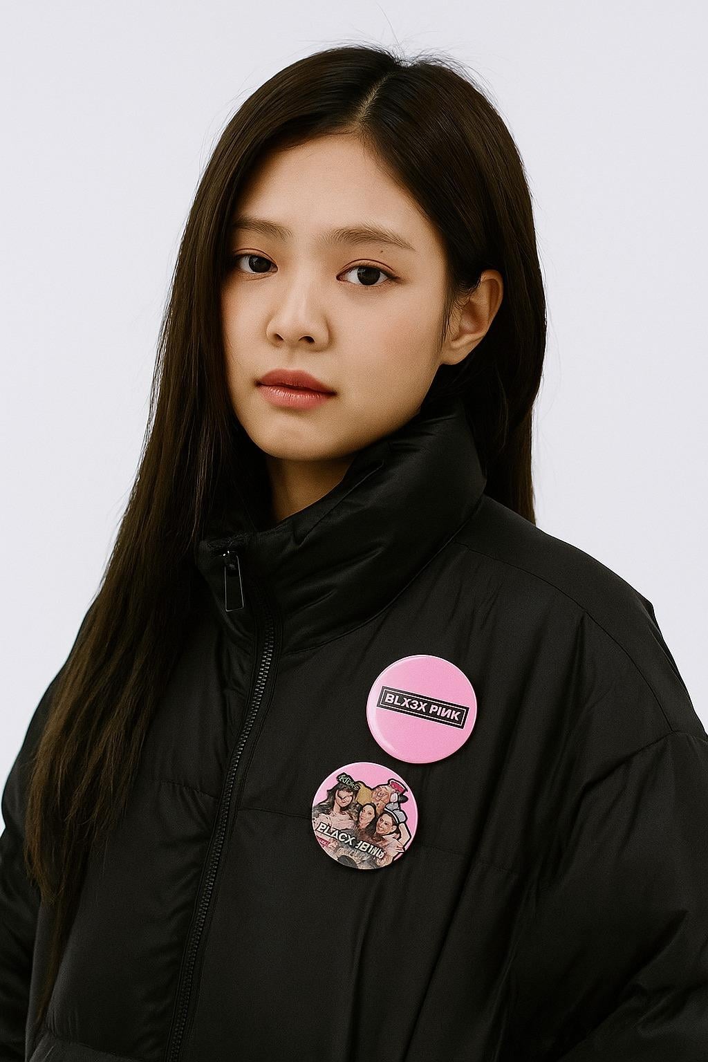 Lisanslı Yaka çanta metal rozeti Black Pink   6lı paket Pinyata İçi Doğum Günü Hediyesi
