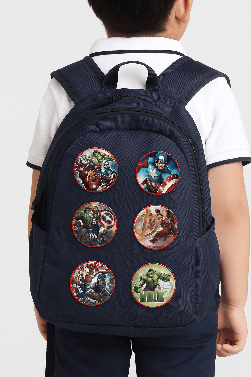 Lisanslı Yaka çanta rozeti  Yenilmezler Avengers 6lı Paket Pinyata İçi Küçük Hediyelikler