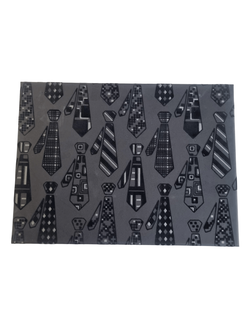 Lüks Erkeğe Özel Hediye kutusu 24x33x11cm Siyah Zemin Üstüne Kadife dokulu Kravatlar 