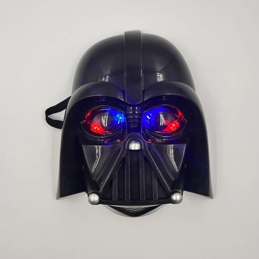 Make STAR WARS ışıklı lüks Darth Vader ışıklı maske