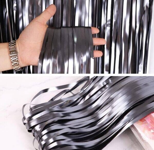 Masa Eteği Fonsüs Metalize MAT Gümüş-silver 270x75