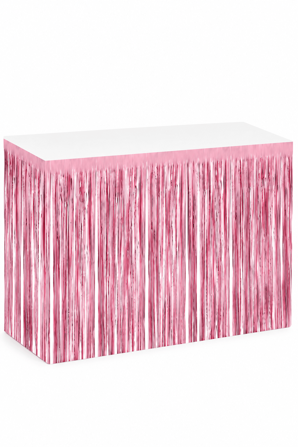Masa Eteği Fonsüs Metalize Mat Pembe 240x75 Cm