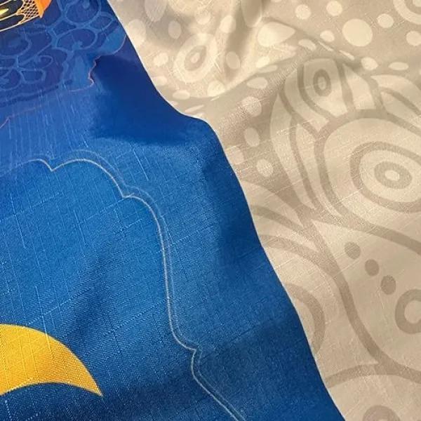Masa örtüsü 160x220 ETEK UÇU SAKS MAVİ RAMAZAN